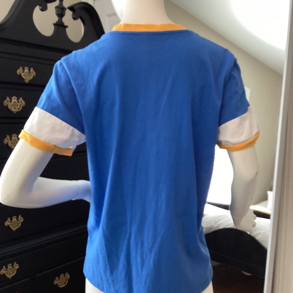 A7 - #372 ST. LOUIS BLUES SERIES SIX OZZY STRIPED SHORT SLEEVE TEE - BLUE/WHITE - Picture 3 of 4